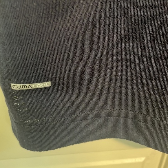 Adidas ClimaCool Womens Golf Top Polo Blue with white details size X-Large - Picture 8 of 12